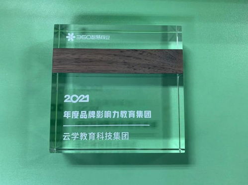 云學教育科技集團斬獲360智慧商業(yè) 2021年度品牌影響力教育集團